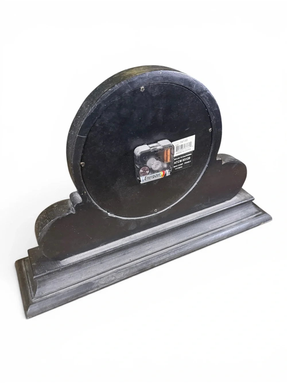 Black Mantel Clock - Vintage-Style Home Wall Decor